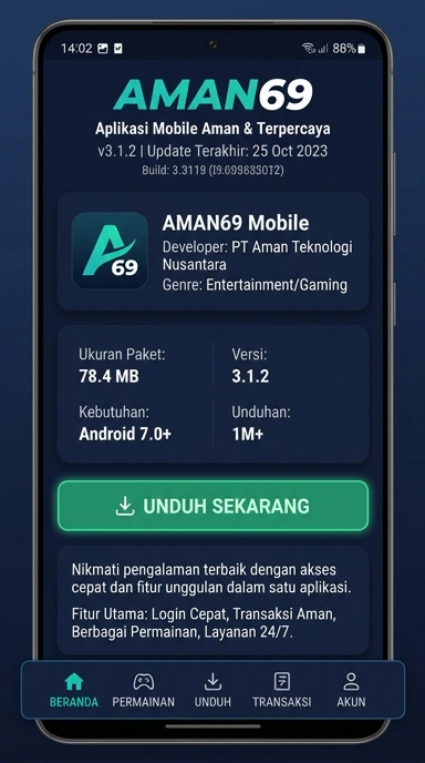 Unduh dan Instal APK aman69 dengan Mudah