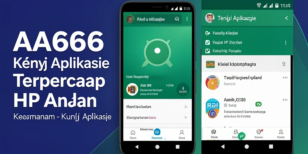 Tampilan antarmuka AA666 yang sederhana dan fungsional.
