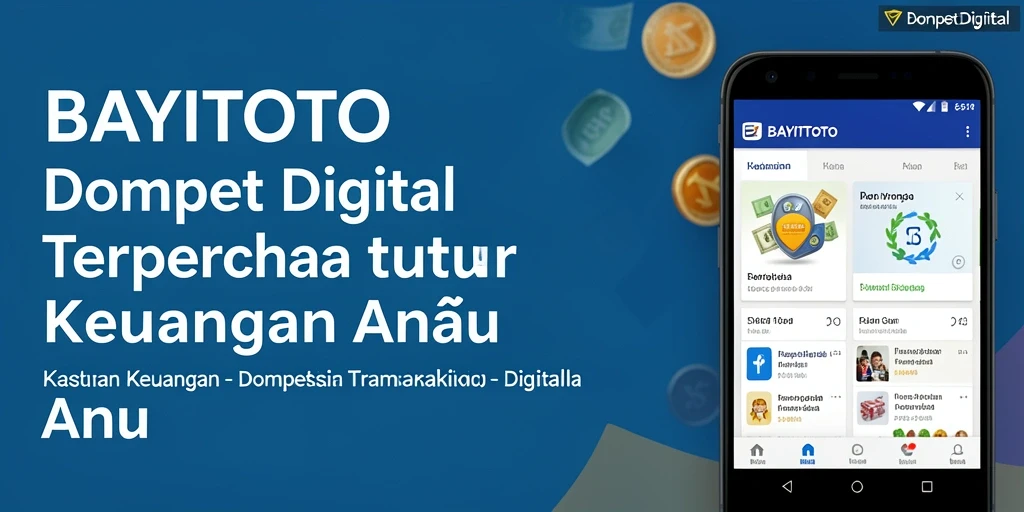 Tampilan antarmuka aplikasi Dompet Digital BAYITOTO yang modern dan intuitif.