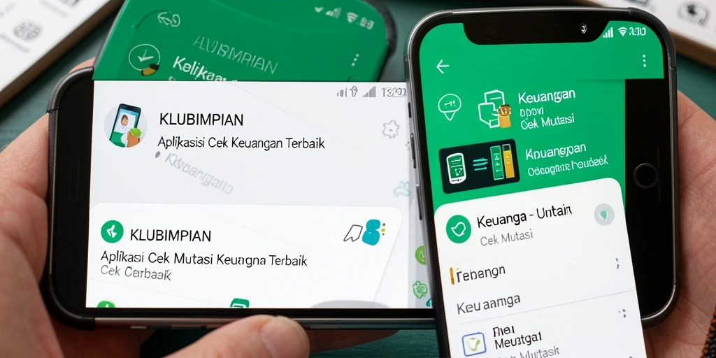 Antarmuka KLUBIMPIAN menampilkan ringkasan mutasi keuangan dengan jelas.