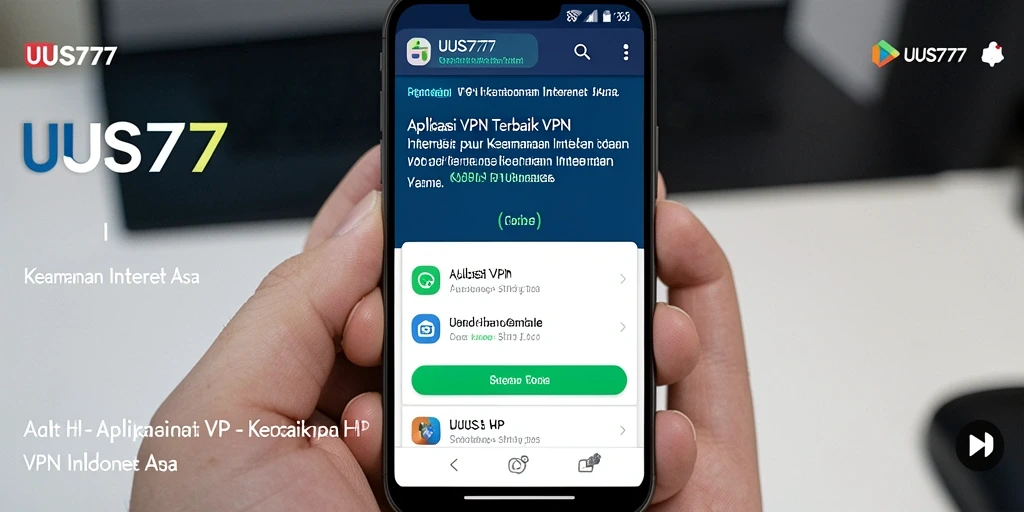 Tampilan antarmuka UUS777 yang sederhana dan mudah dipahami.